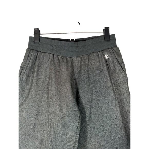 Adidas Gray Climawarm Elastic Waist Sweatpants Joggers Men Sz M - Picture 3 of 10